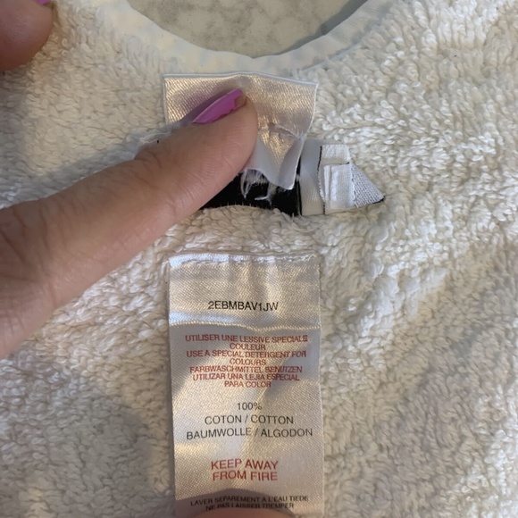 Dior Baby bib blue stars with Terry cloth back - Picture 7 of 10